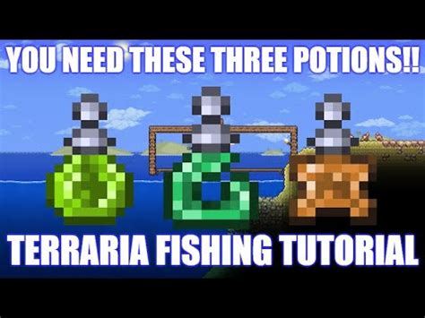 Terraria Fishing Potions How To Craft And Use Tutorials Youtube