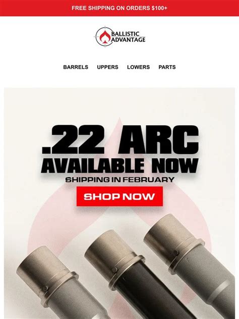 Ballistic Advantage 22 ARC Barrels Now Available Milled