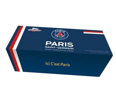 2022 Topps Chrome Paris Saint Germain Team Set Boîte De Catawiki