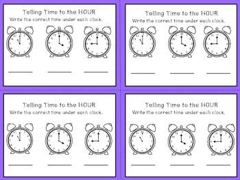 Telling Time Exit Tickets FREEBIE By History With Mrs Hoyler TPT