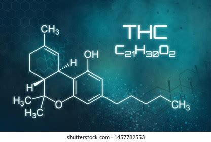 Chemical Formula Gaba On Futuristic Background Stock Illustration