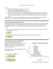 Final Exam Review Pstat Ls Key Concepts Practice Questions Course