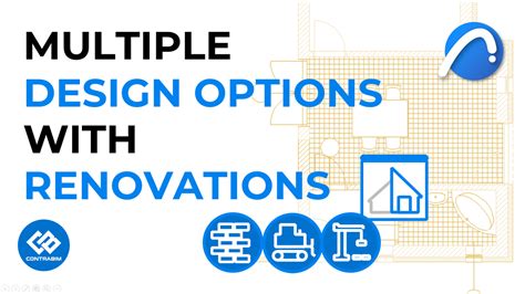 How To Create Multiple Design Options In Archicad Using Renovations