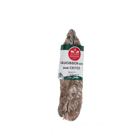 Saucisson aux cèpes 200 g Ferme Elizaldia