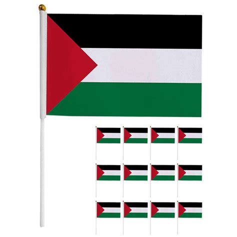 20pcs Handheld Flags Palestine Flags Wear Resistant Palestine Flags