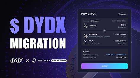 Dydx Migration Guide Dydx Tokens On Ethereum Need To Be… By Gorany