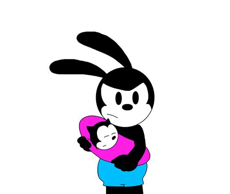 Oswald Holding Baby Ortensia By Marcospower1996 On Deviantart