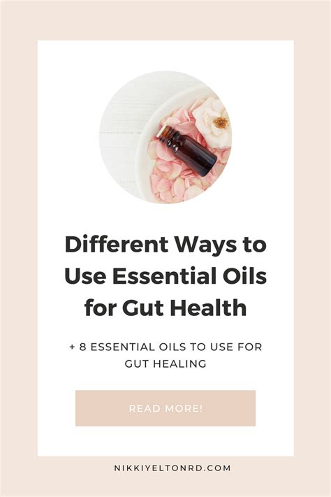 The Benefits Of Essential Oils For Gut Health Nikki Yelton Rd