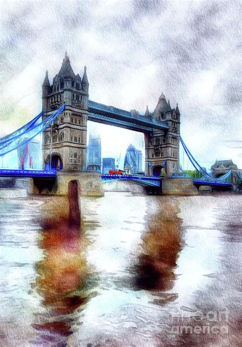 Tower Bridge London Painting By Esoterica Art Agency Pixels