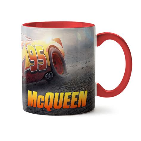 Caneca Carros francesco e mcqueen corrida É aqui na Canecas