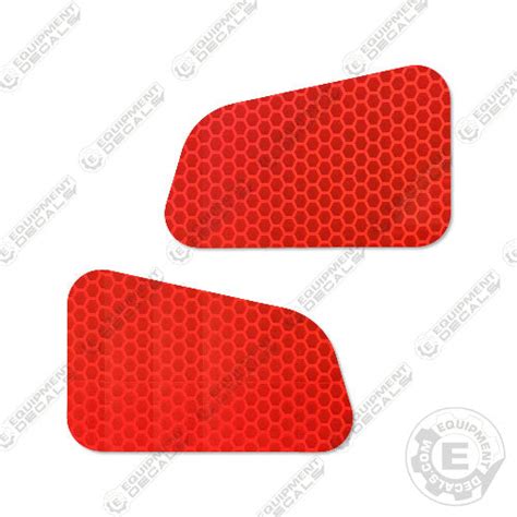 Fits Caterpillar A4 Reflective Decal Kit Excavator Cat Refl A4 3m