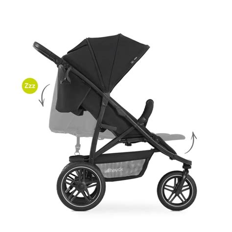 Бебешка лятна количка триколка Hauck Rapid 3R Black | Молив.BG