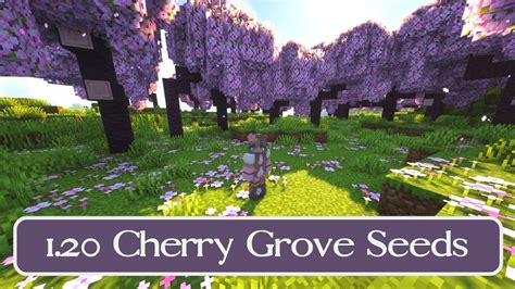 My Favorite Cherry Grove Seeds Minecraft 1 20 Java YouTube