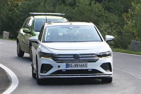 2023 Volkswagen Electric Sedan Spied Again With Mule Body - autoevolution