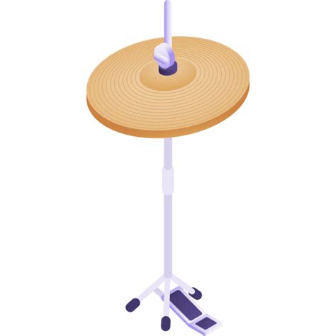 Hi Hat Gradient Isometric Gradient Icon