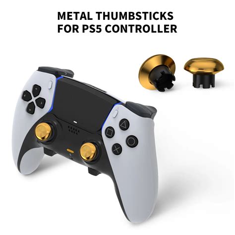 Kit De Joystick Anal Gico De Metal Personalizado 6 Em 1 Para Controlador PS5 Dualsense Edge