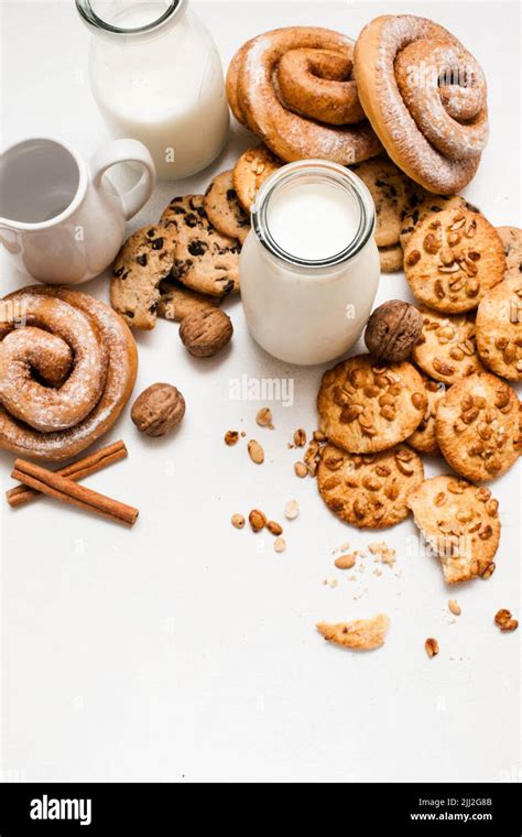 Culinary Background Of Home Baked Shop Stock Photo Alamy