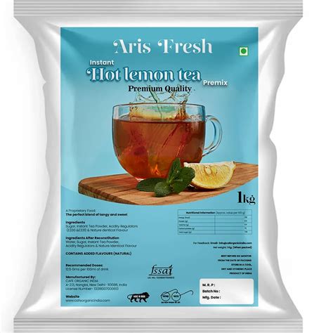 Aris Fresh Instant Lemon Tea Premix In Hot And Cold At Rs