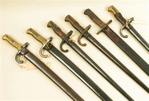 6 Excellent European Saber Bayonets Witherells Auction House