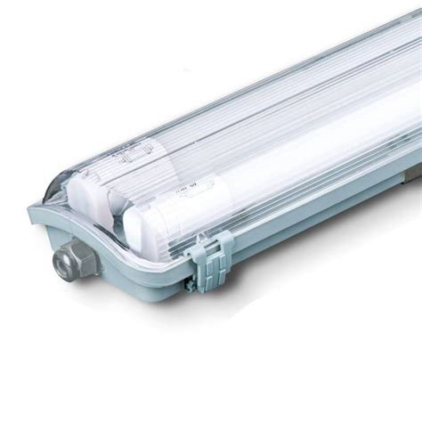 6 Pack LED TL Armaturen IP65 150 Cm Incl 2x24W LED Buizen 6000K Led