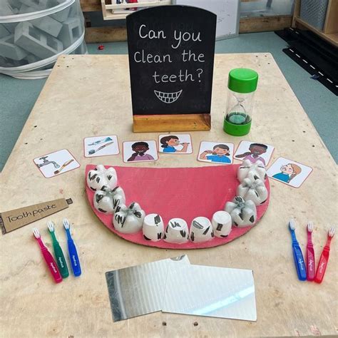 Teeth Brushing Activities For Kids Make Giant Diy Teeth To Brush A Free
