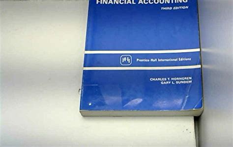 Amazon Introduction To Financial Accounting Horngren Charles T