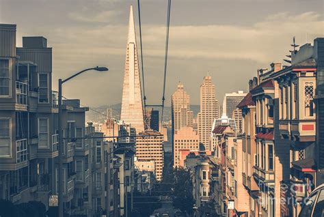 San Francisco Cityscape At Sunset Photograph By Welcomia Fine Art America