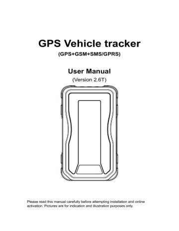 GPS Vehicle tracker | Manualzz