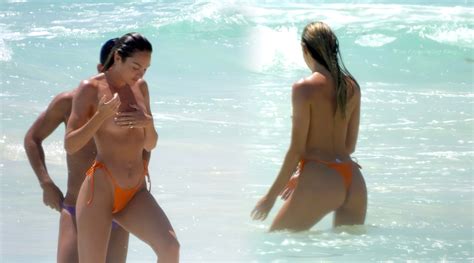 Candice Swanepoel Topless 2 Collage Photos Thefappening