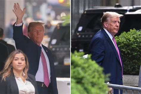 Trumps ‘hush Money Nyc Trial Live Updates Ex Prez Arrives At Court