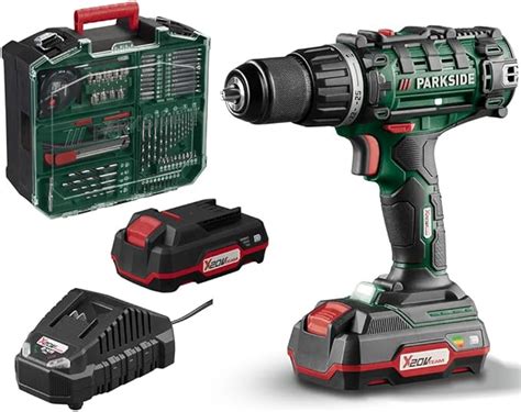 Pside Parkside Set Di Avvitatore A Batteria V In Pabs Li G