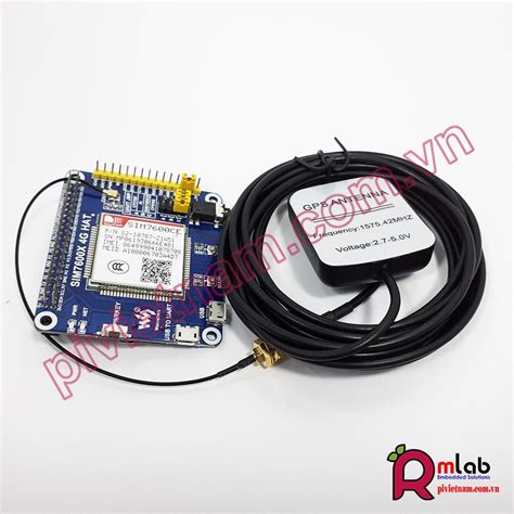 G G G Gsm Gprs Gnss Hat For Raspberry Pi Lte Cat Module