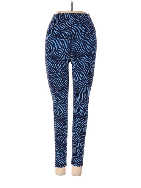 Aerie Zebra Print Multi Color Blue Active Pants Size S 60 Off Thredup