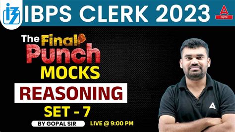 Ibps Clerk Preparation Ibps Clerk Reasoning Classes Mock Test