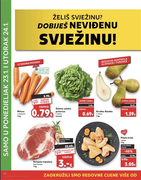 Kaufland akcija za početak tjedna do 24 01