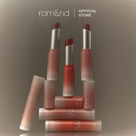 Romand Glasting Melting Balm Dusty On The Nude Colors To Choose