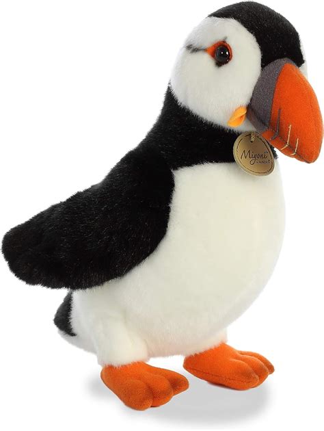 Aurora 26325 Miyoni Puffin 105in Soft Toy Black And White