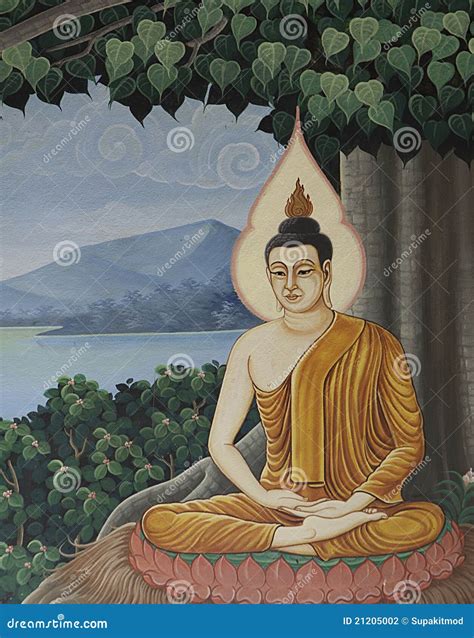 Buddha Peace Art Paint Stock Photo Image Of Peaceful 21205002