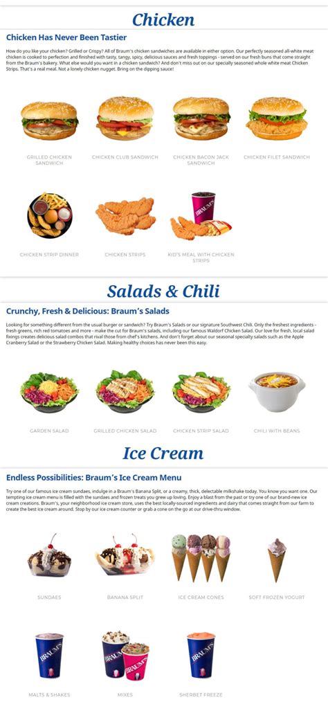 Braums Menu Nutrition Information Blog Dandk