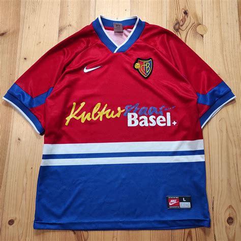 Nike Vintage Nike Fc Basel 1893 Home Shirt Jersey Grailed