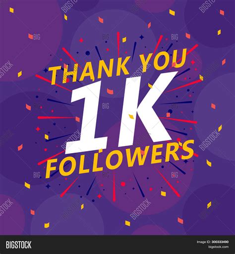 Followers Celebration Vector Photo Free Trial Bigstock