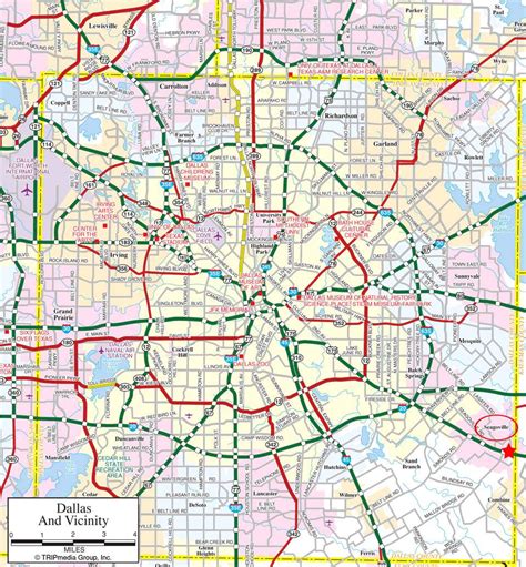 Street Map Of Fort Worth Texas Printable Maps