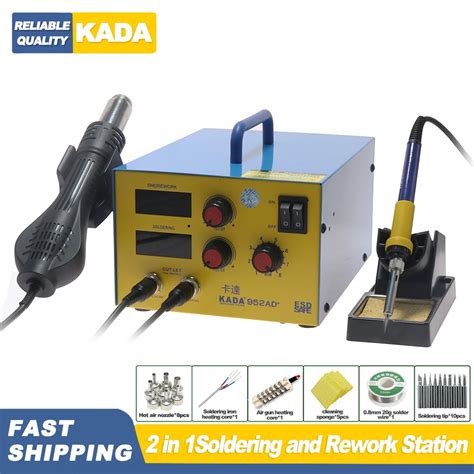 Kada Ad Bga Rework Solder Station Soldering Hot Heat Air Gun Digital