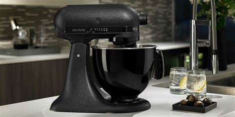 Kitchenaid Artisan Black Tie Mixer Kitchen Aid Matte Black Kitchen