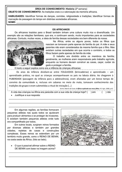 Historia Atividade Cidadania Diversidade Cultural e Respeito 5º ano 1 pdf