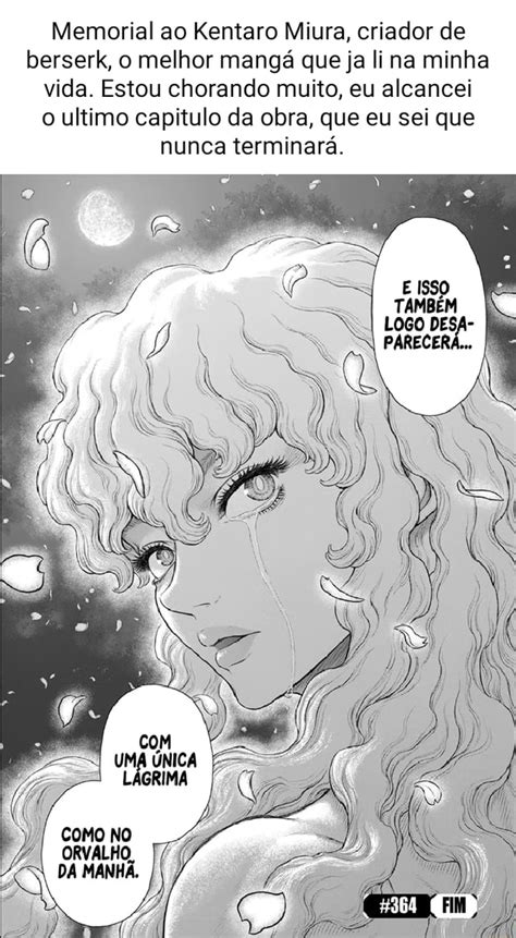 Memorial ao Kentaro Miura criador de berserk o melhor mangá que ja