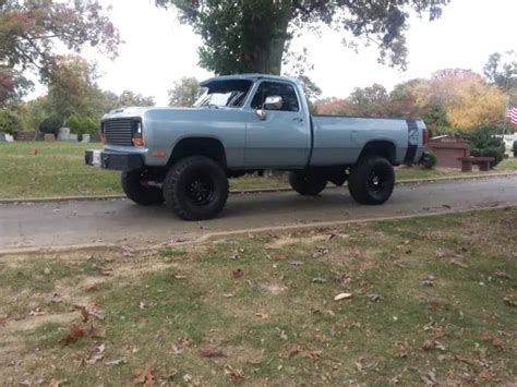 1989 Dodge Ram Cummins 59l Turbo Diesel Pickup 4wd For Sale