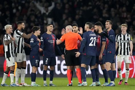 Champions League Psg Newcastle Sigue El Esc Ndalo La Uefa