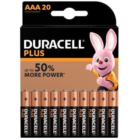 Duracell Plus Power Aaa Batteries Pack Robert Dyas