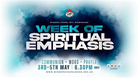 WEEK OF SPIRITUAL EMPHASIS DAY 3 5TH MAY 2023 Winners Chapel